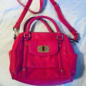 Merona crossbody hot pink hand bag